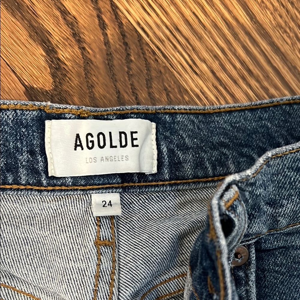 Agolde Riley with distressed hem - Picture 4 of 7